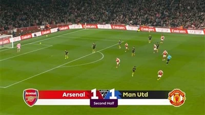 آرسنال ضد مان يونايتد.. انطلاق الشوط الثاني من مباراة آرسنال ضد مان يونايتد في الدوري الإنجليزي