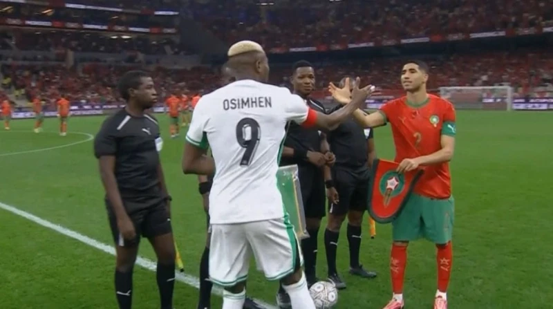 في نصف نهائي الكان، التعادل السلبي عنوان الشوط الأول بين المغرب ونيجيريا