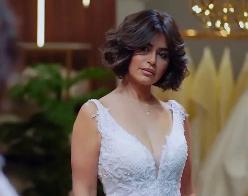 شاهد.. صور منة فضالي بفستان الزفاف 2026