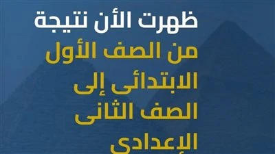 ظهرت الآن رسميًا.. نتيجة سنوات النقل 2026 بمحافظة الجيزة | اعرف نتيجتك فورًا