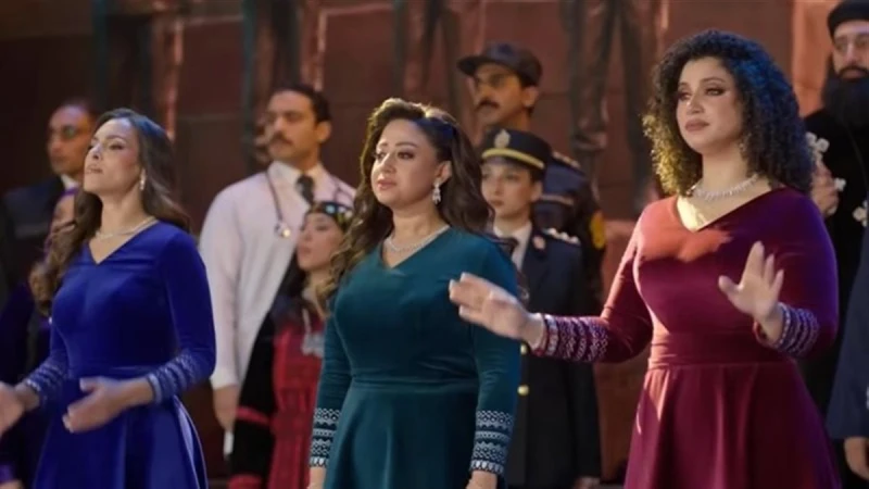 نجوم الفن يشاركون فى احتفالات 25 يناير بأكاديمية الشرطة أمام الرئيس السيسي