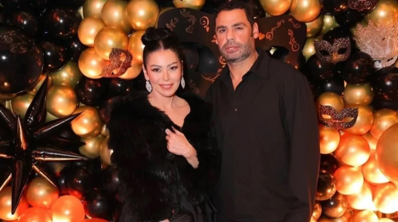 بعد أزمة زواجه.. الظهور الأول لـ لقاء الخميسي وزوجها عبدالمنصف