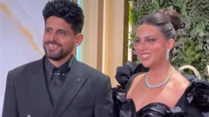 بعد شائعات انفصالهما… حمدي الميرغني وإسراء عبد الفتاح يظهران في Joy Awards