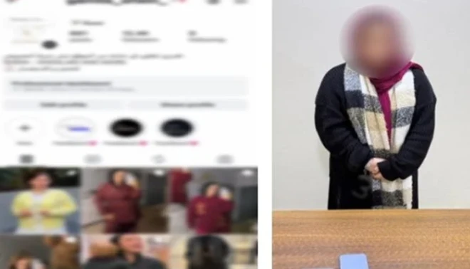 مستريحة ادوات التجميل وقعت في المصيدة