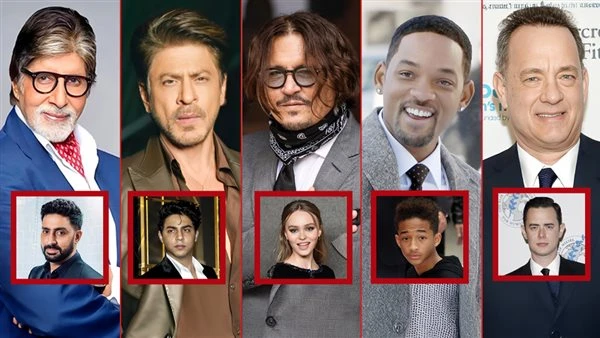 إنفوجراف افاق عربية.. مشاهير بالوراثة