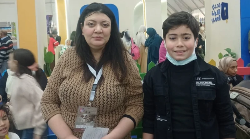 مبادرة فدوى عطية تحتفي بمواهب الصغار في جناح الأطفال بمعرض الكتاب (صور)