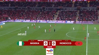 نيجيريا ضد المغرب.. انطلاق مباراة نيجيريا ضد المغرب في نصف نهائي كأس الأمم الإفريقية