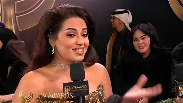 رحمة رياض من حفل Joy Awards: سعيدة بمشاركتي في The Voice وأحمد سعد كان نفسه يعزمني معاه على الحادثة