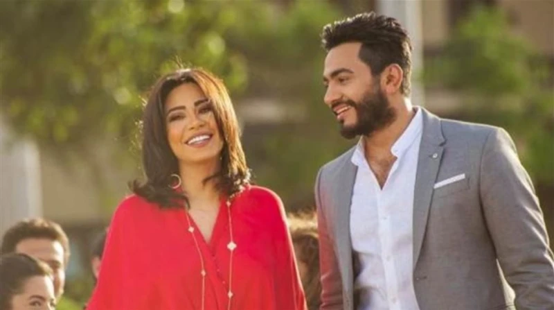رسالة حب، تامر حسني يساند شيرين عبدالوهاب في أزمتها