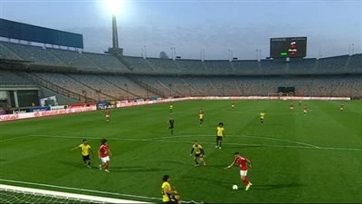 الأهلي ضد وادي دجلة.. محمود حسن تريزيجيه يسجل الهدف الأول لـ الأهلي في مرمى وادي دجلة