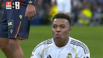 الريال ضد ليفانتي.. مبابي يسجل الهدف الأول لـ ريال مدريد أمام ليفانتي في الدوري الإسباني