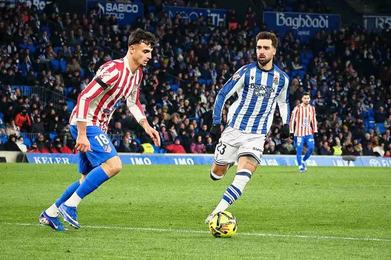 ريال سوسيداد يفرض التعادل على أتلتيكو مدريد بالليجا