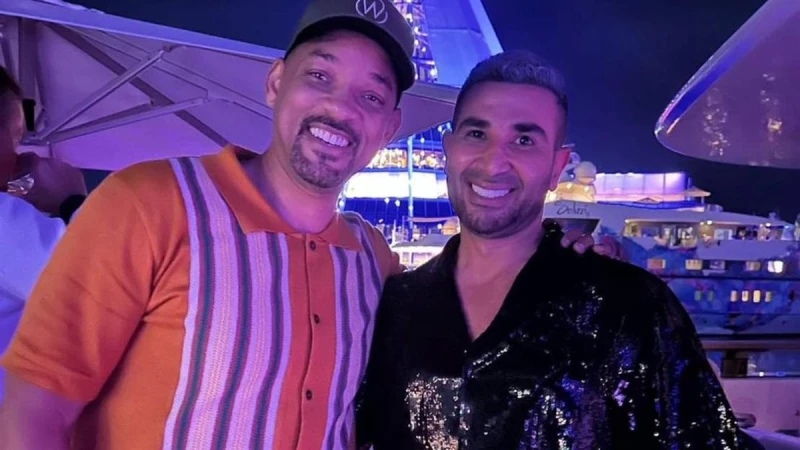 النجم العالمي ويل سميث يغني ويرقص على "مكسرات" لـ أحمد سعد