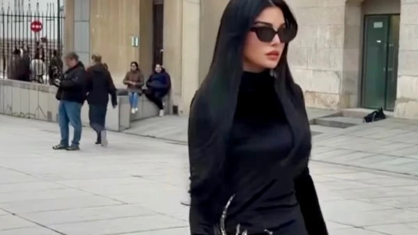 هيفاء وهبي في باريس على هامش عرض أزياء المصمم العالمي طوني ورد