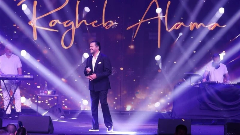 راغب علامة يتألق في حفل غنائي ضخم ضمن احتفالات رأس السنة في بيروت