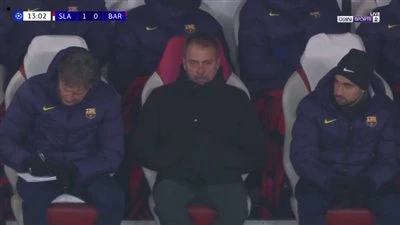 سلافيا براغ ضد برشلونة.. استمرار تقدم سلافيا براغ على برشلونة في دوري أبطال أوروبا بعد مرور 30 دقيقة