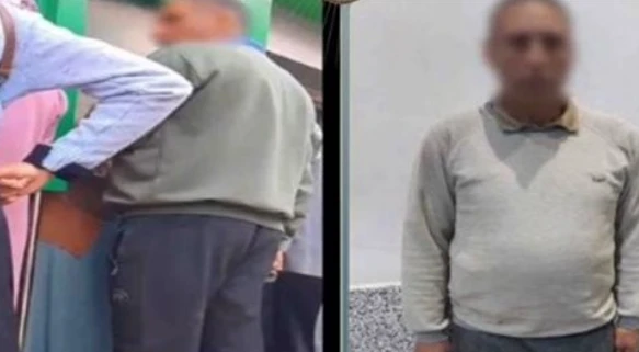 اللطخ ده اتحرش بسيدة امام ماكينة سحب الفلوس في البحيرة: لطخ بجد