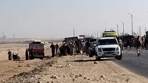 فاجعة صحراوي المنيا : 11 حالة وفاة و 10 مصابين
