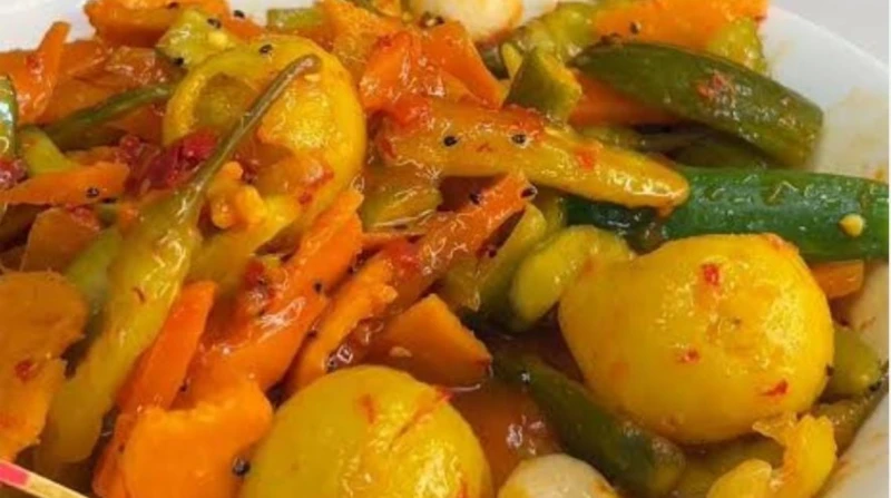 استعدادا رمضان 2026. وصفة سحرية المخلل المشكل بقشر اليوسفي بدون مياه