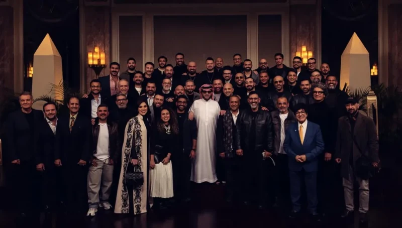 تركي آل الشيخ يجمع نجوم مصر على مائدة السحور (صور وفيديو)