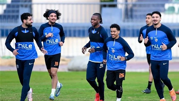 لاعبو الزمالك المستبعدون يتدربون عقب مواجهة المصري بالكونفيدرالية