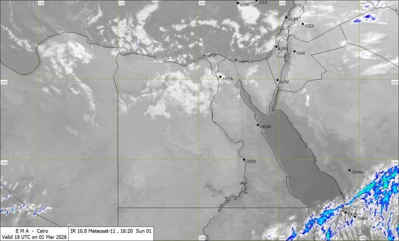 حالة الطقس غدًا الخميس 5 مارس 2026. طقس شديد البرودة ليلًا وفي الصباح الباكر