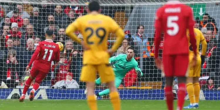 21 مباراة. 4 أهداف. وولفرهامبتون في مرمى صلاح