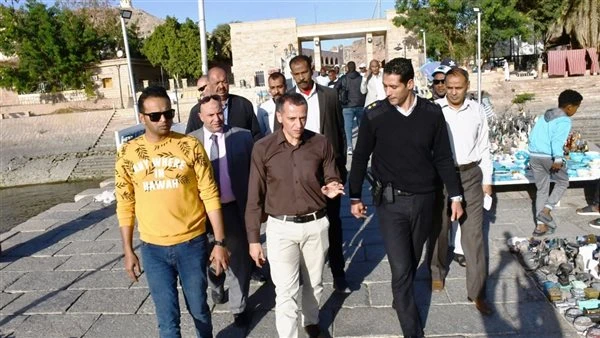 محافظ أسوان يحيل رئيس وسكرتير قرية الجعافرة للتحقيق