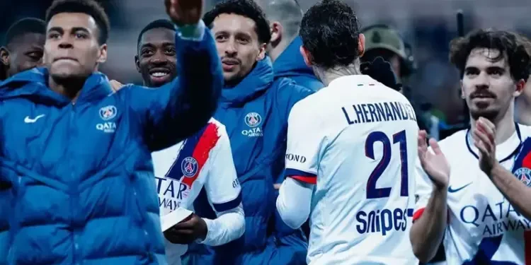 باريس عمل “حفلة” في حديقة الأمراء. ونيس كان الضحية