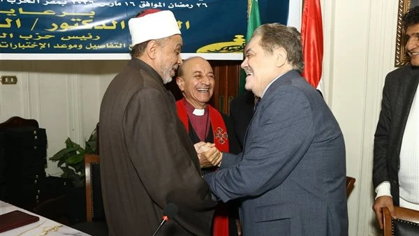 وصول "البدوي" و"الفقى" و"أنور" لاحتفالية تكريم حفظة القرآن الكريم بحزب الوفد