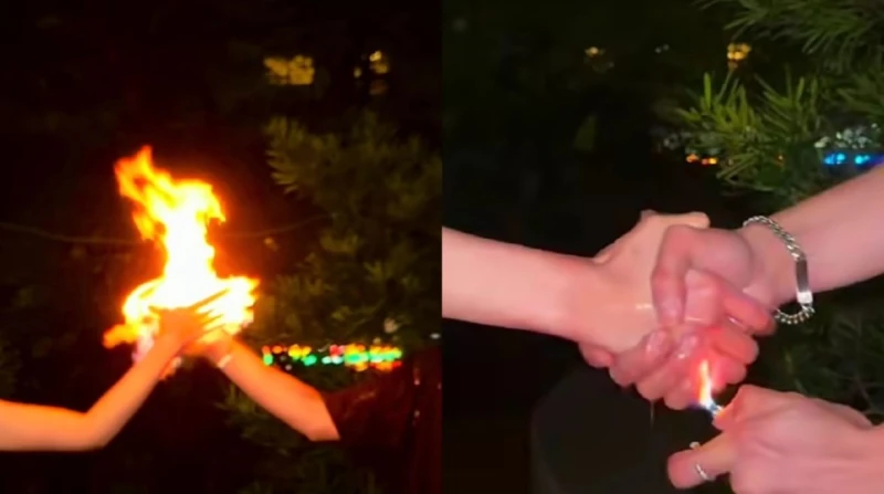 بعد الماء المغلي. ترند "اشتعال الكحول" يجتاح منصات التواصل