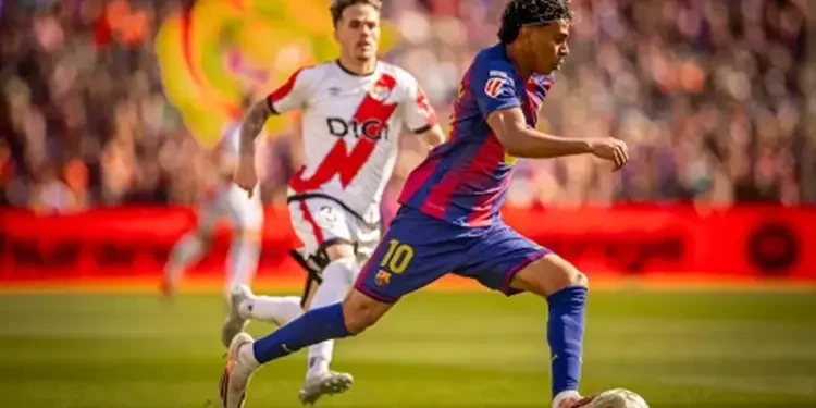 برشلونة خطف النقاط الثلاثة قدام رايو فاليكانو بـ “طلوع الروح”