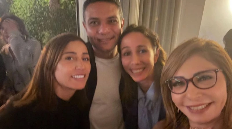 أنغام ومحمود العسيلي مع نجوم مسلسل "اتنين غيرنا" لمشاهدة الحلقة الأخيرة