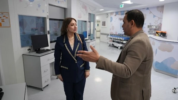 دينا شرف تشيد برقي تقديم خدمات مستشفى الناس للمرضي بالمجان.. وتدعو لدعمها بالتبرعات