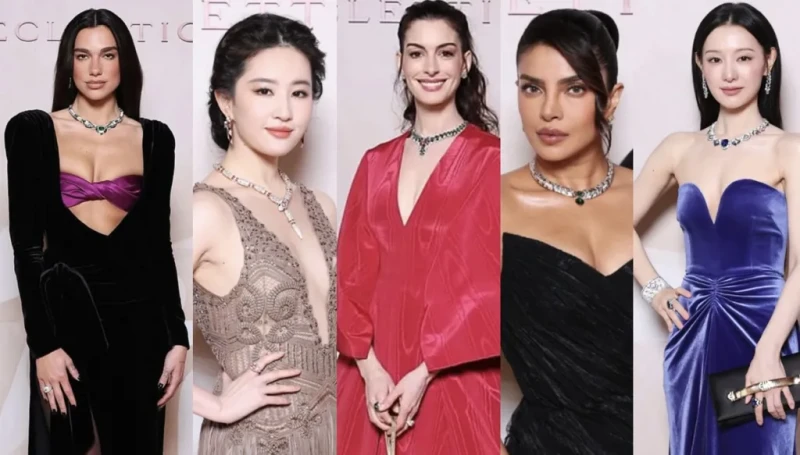 نجمات آن هاثاواي بالأحمر واللمسة اللبنانيّة تسطع (صور وفيديو)