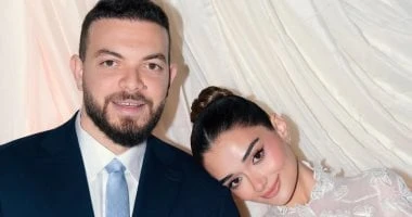 صور جديدة لحفل خطوبة ملك زاهر وشريف الليثى وتفاعل الجمهور معها