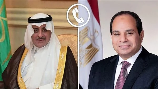هاتفيًا .. الرئيس السيسي يبحث مع أمير تبوك بالسعودية الوضع الإقليمي الراهن