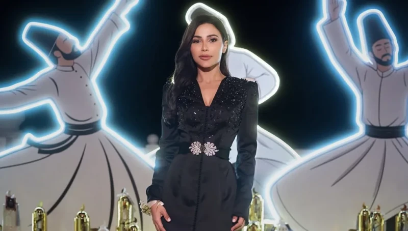 مهيرة عبد العزيز تودّع رمضان بقفطان مغربي فاخر بتوقيع سلمى بنعمر