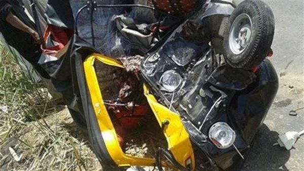 إصابة 8 أشخاص في حادث تصادم توك توك بعمود إنارة بسوهاج