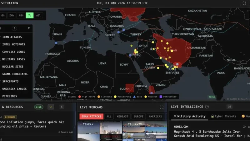منصة ذكاء اصطناعي لرصد تطورات الحروب