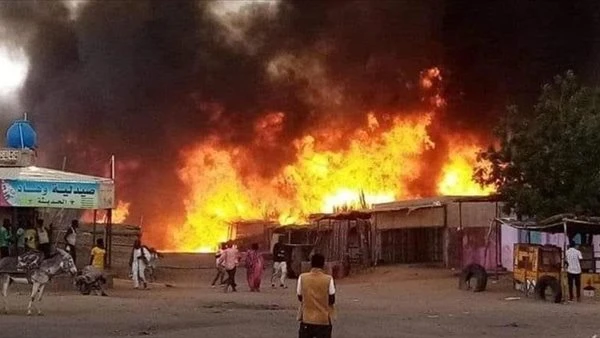 السيطرة على حريق داخل مخزن مواد غذائية بإيتاي البارود دون إصابات