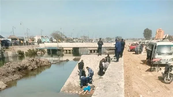 غرق طالبين بترعة في طنطا أثناء الاستحمام ونقل الجثمانين إلى المشرحة للتحقيق