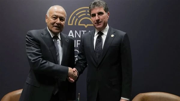 الجامعة العربية تتحرك.. أبو الغيط يعبر عن تضامنه مع رئيس إقليم كردستان