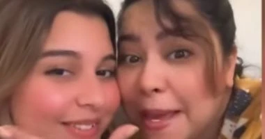 شاهد الظهور الأول لشيرين عبد الوهاب وابنتها فى صورة جديدة بعد وعكتها الصحية