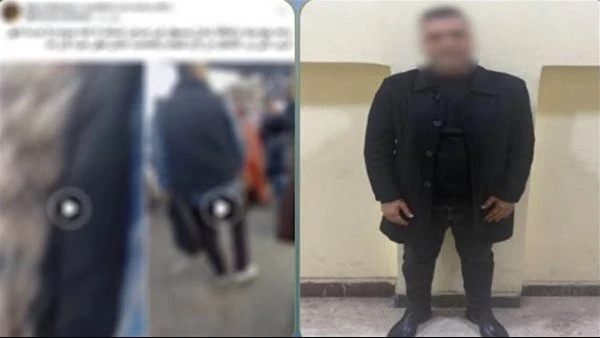 التحقيق مع المتهم بالتحرش بالسيدات في ميدان العتبة بمنطقة الموسكي