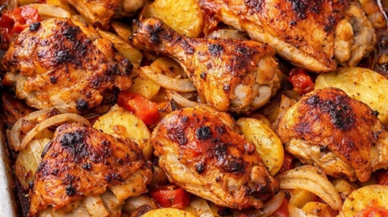 سفرة إفطار متكاملة في رمضان. أطباق شهية ومشروب منعش بمذاق مميز