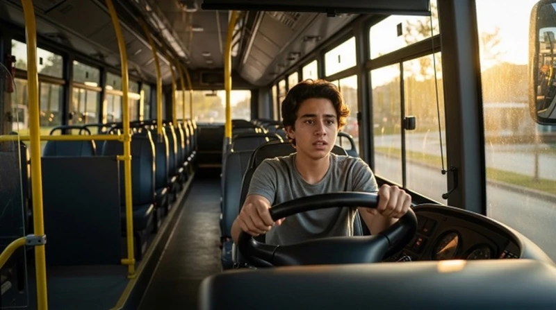 "شجيع السيما"، مراهق يسرق حافلة ليقل صديقته للمدرسة