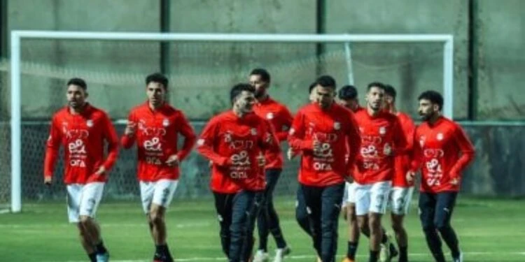 منتخب مصر يختتم تدريباته اليوم قبل السفر لجدة لمواجهة السعودية