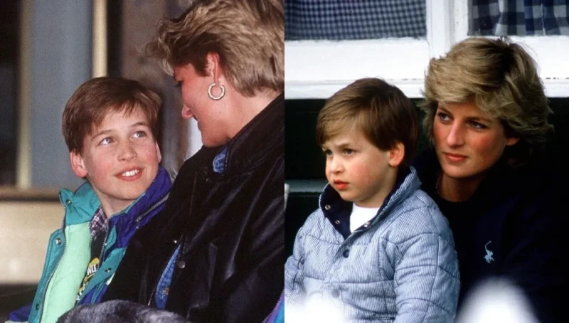 الأمير ويليام يشارك صورة نادرة مع الأميرة ديانا بمناسبة عيد الأم