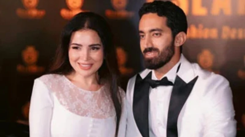 "هتكمل علاج في البيت". زوج مي عزالدين يعلن مغادرتها المستشفى